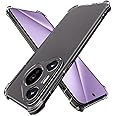 Zubitech Case for Huawei Pura 70 Clear TPU Four Corners Military-Grade Protection Cover Transparent Soft Silicone Bumper Case for Pura 70