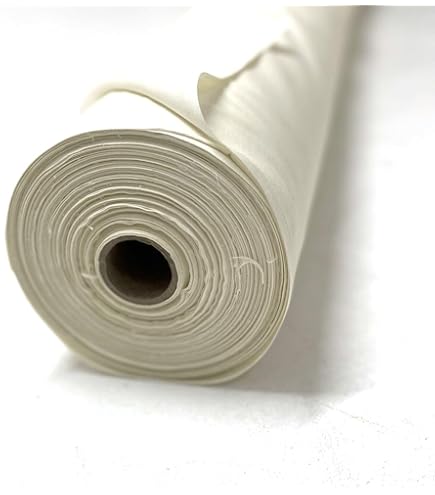 Curtain Lining Fabric By The Metre - Cotton Sateen Curtain Lining - 54 Inch Wide - Thermal White Or Ivory Cotton Fabric, Ideal For Curtain Material By CRAFT Queen LTD (Ivory, 10m - View #3