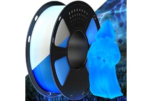 GEEETECH Filament PLA 1,75 mm, błyszczący niebieski, szpula 1 kg | Dokładność pomiaru ± 0,02 mm, starannie owinięta, kompatybilna z większością drukarek 3D