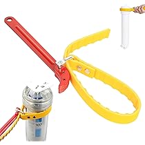 Libraton Clé à Sangle, Sangle De Filtrage à Huile, Ceinture Réglable En Nylon, Bande 300 Mm, Clé Universelle Pour Pommes De Douche, Raccords Adhésifs, Tuyaux