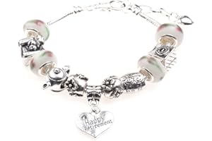 JEWELLERY HUT 'Happy Retirement' Charm Bracelet with Gift Box Women's Jewellery