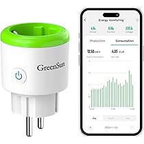 Prise Connectée, GreenSun 16A Prise WiFi Compatible Avec Alexa, Google Home, Lot De 2 Prises - Foto 12