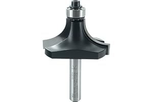 ENT EUROPEAN NORM TOOLS ENT 14302 Fraise à arrondir Carbure, Queue (S) 8 mm, Diamètre (D) 44,7 mm, NL 22 mm, R 16 mm, SL 32 mm, avec roulement
