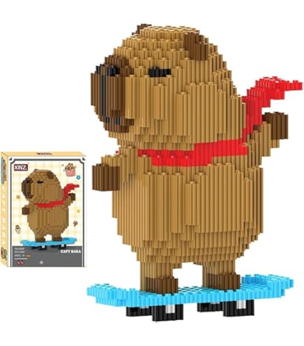CYGMRFH Capybara Blind Box 12pcs Set Figurine Capybara in Resina, Mini Animali per Decorazione Torta Compleanno & Casa, Ideale per Giardino delle Fate e Collezioni