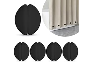 ZARCKER Duschvorhang-Gewichte, silikonbeschichtete Starke Duschvorhang-Magnete, brach nie, rostete Nicht, kein Lärm, schwer, verhindert das Blasen des Duschvorhangs