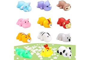 Steemjoey 12 sztuk Squishy Kawaii Toys, Anti-Stress Squeeze Mini Squishy Animal Toy Squishy Slow Rising Stress Reliever for Kids Birthday Party Favours Goodie Bag Stuffe
