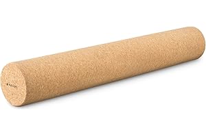 Navaris Korkowy wałek do masażu powięzi – wałek do jogi, masażu, gimnastyki, balansowania, wałek do masażu, wałek do fitnessu, treningu powięzi