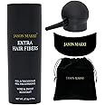 Jason Makki Extra Hair Fibers for Thinning Hair - No More Wig - Hair Loss Concealer For Men and Women - Hair Building Fiber With Natural Result - Wind and Water Resistant (Dark Brown Bundle)