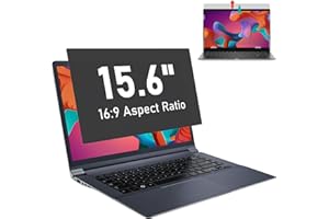 ‎SOPPY SOPPY Blickschutzfilter, 15,6 Zoll Laptop Blickschutzfolie, Laptop Screen Filter Datenschutz Bildschirmfilter mit Sichtschutz, Anti-Blaulicht und Blendschutz (16:9, 345 x 194 mm)
