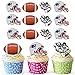Produktbild American Football NFL Cupcake Topper/Kuchen Dekorationen (Pack von 12) New England Patriots