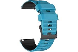 MYSNBKN 24mm bracelets montres en silicone pour hommes femmes, bracelet de remplacement pour Suunto 9/9 Baro/D5/D7/Spartan Sport/Wrist HR/Traverse 24mm/Smartwatch 2 SW2