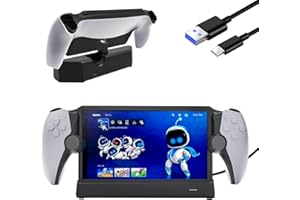 Yeerain Ladegerät für Playstation Portal Remote Player, Ladestation mit Abnehmbare USB C Ports 2 Stunden Schnellladung Ständer Kompatibel Playstation Portal/PS Portal