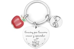 MNBVBV Regalo Maestro Llavero,Maestro Llavero Maestro Gracias Maestro por el Regalo Grabado Llavero Graduación Regalos Cumpleaños Regalo del dia del Maestro Regalo de acción de Gracias