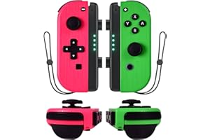 LAMPELC Switch Controller, Controllori senza fili Sinistra e Destra Switch/OLED/Lite Supporto, Replacement Controller Gyro Axis/Double Vibration/Screenshot