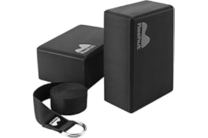 REEHUT Yoga Blocks,High Density EVA Foam Blocks to Support and Deepen Poses, Improve Strength and Aid Balance and Flexibility - Lightweight, Odor Resistant
