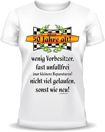 Lustige Sprüche Fun Tshirt über 50 Jahre alt! - 50 ...