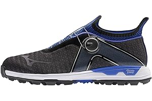 Mizuno Wave Hazard Boa - Scarpe da golf da uomo, colore: Bianco/Blu