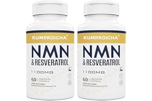 KUMPROICHA NAD+ Trans-Resveratrol+ Black Pepper Extract (60 Count (Pack of 2))