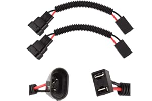 TOMALL 9005 9006 do H7 LED reflektor doposażenie wiązki przewodów adapter gniazda 12 cm (5 cali)