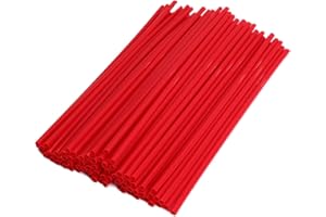 CLISPEED 1 Juego Decoración De Rueda De Cinta Cubiertas De Radios Rojos Púrpura Habló Fundas Universales para Bicicletas Se para Bicicletas Motocross Todoterreno Niño Motocicleta