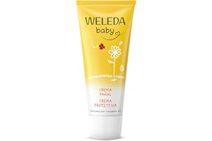 Weleda - Calendula Diaper Cream, Soothes and Protects Baby's Butt, Suitable for Sensitive Skin - 75ml