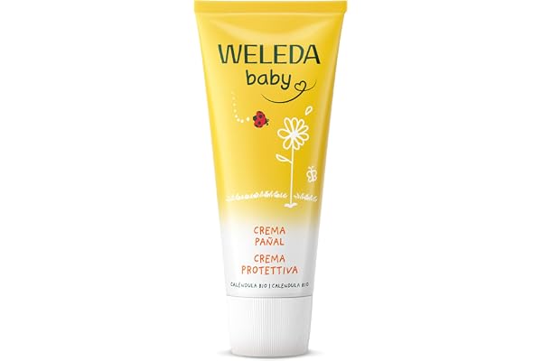 Weleda - Crema Pañal de Caléndula Bebé Piel Sensible 75 ml | Caléndula, calma y protege, culito del bebé, piel sensible, uso diario, cuidado natural, sin irritación