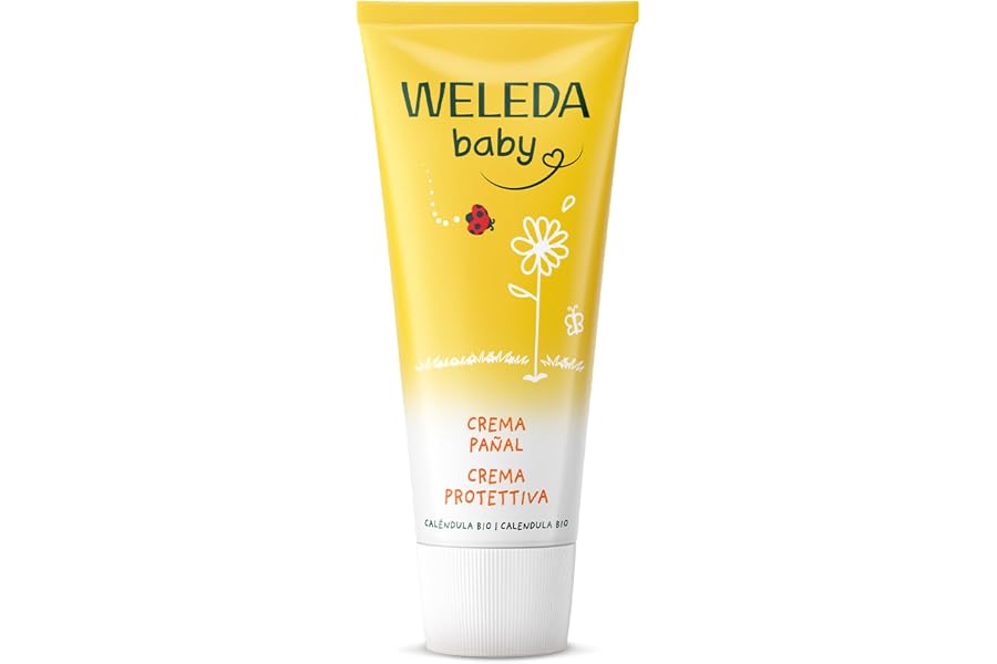 Weleda - Crema Pañal de Caléndula, Calma y Protege el Culito del Bebé, Apto para Pieles Sensibles - 75 ml