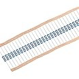 sourcing map 100Pcs 20K Ohm Resistor, 1/2W 1% Tolerance Metal Film Resistors, Lead, 5 Bands for DIY Electronic Projects and Experiments