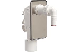 ALCAPLAST Hochwertiges Unterputzsiphon -Unterputz-Siphon für Waschmaschine, Waschmaschienenanschluss-ALCA-chrom