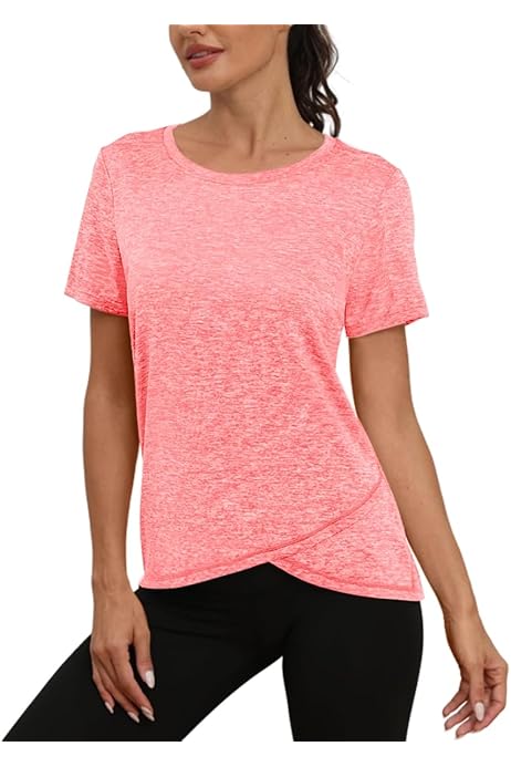 Mallas Deporte Mujer IClosam Camiseta Deporte Mujer Verano Secado