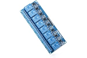 ELEGOO 8 Channel DC 5V Relay Module with Optocoupler for Arduino UNO R3 MEGA R3 Project 1280 DSP ARM PIC AVR STM32 Raspberry Pi