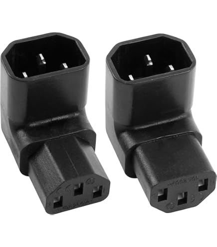 GELRHONR 90 Gradi IEC320 C14 ad Angolo Sinistro C13 PDU Alimentazione