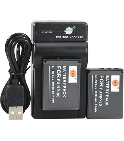 PATONA Akku NP-85 Für Fujifilm FinePix – 1700mAh, 3,7V, Kompatibel Mit SL280, SL300, SL1000