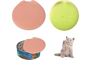 TYVOM 2 Pcs Silicone Tin Can Lids 1 Fit 3 Standard Size Can Lids for Dog Food Tin Covers for Dog Food Tin Can Covers for Pet Fits Most Standard Size Food Can