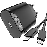 Caricatore USB C 25W, Caricabatterie Rapido per Samsung Galaxy A54 A53 5g A34 A33 5g A14 A13 5g M54 M53 M34 M33 M14 M13 5g A7