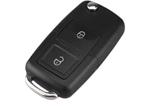 ENERGY 01 ENERGY01 - Carcasa para llave (2 botones, compatible con Volkswagen MK4 Bora Golf 4 5 6 Passat Polo Bora Touran)