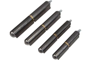 Gedotec Charnière de porte en acier à souder - Longueur : 120 mm - Fabriquée en Autriche - Roulettes avec graisseur - Charnières d'armoire et de meubles pour meubles en acier