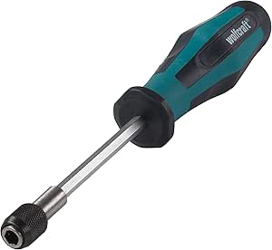 wolfcraft Handschraubendreher mit Bitaufnahme, lang I 8725000 I Für ...