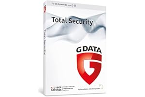 G DATA Total Security | 3 Geräte - 1 Jahr | Leerbox mit Registrierungskey - ohne Notfall-DVD