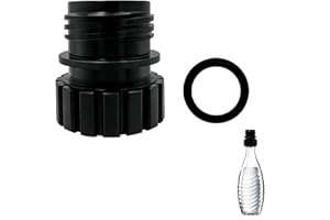 JDIEOQA Adaptateur Bouteilles En Verre Adaptateur Connecteur Rapide Ajustement Pour Terra Sodastream 0.7 L Les Vapeur D'eau Maker Connexion Rapide Bouteilles En Verre Bouteille