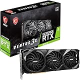 MSI GeForce RTX 3070 Ti Ventus 3X 8G OC Gaming Graphics Card - NVIDIA RTX 3070 Ti, GPU 1800MHz, 8GB GDDR6X Memory