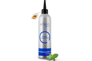 AQUYO COSMETICS Style & Care Haarwasser Kopfhautpflege für trockene und juckende Kopfhaut, Haartonikum zur Kopfhautmassage, Haar Wasser beugt Schuppen vor und lindert den Juckreiz (200ml)