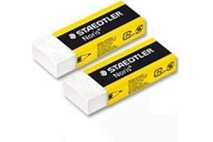 STAEDTLER NORIS Plastic Rubber Eraser Pack of 2