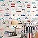 Produktbild Cartoon Car Children's Room Bedroom Wallpaper For Walls Roll Environmental Protection Background Decor Wallpaper Kids (W)400x(H)280cm