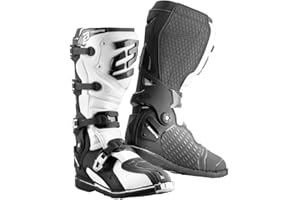 Bogotto MX-7 S Stivali motocross, nero/bianco, 43