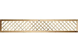 PREMIER GARDEN SUPPLIES 183cm x 30cm (6x1) Elite Diamond Trellis/Lattice Garden Screening Wood Fence
