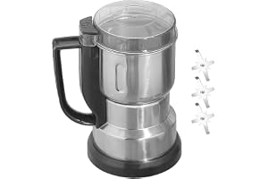 Elektrisk kaffekvarn, spannmålskvarn, multifunktionell, pulverkvarn i rostfritt stål för hem, kaffe och kryddkvarn för torkad