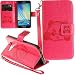 Produktbild Neu ISENPENK Samsung Galaxy A3 (2015 4.5")/A300FU Hülle Leder [Rose] Magnet,Tiere Muster 3D Panda Samsung Galaxy A3 (2015 4.5")/A300FU Flip Case Tasche 3-in-1 Bookstyle Geldbörse Tasche,Standfunktion Schutzhülle Tasche Credit Card Slots Wallet Case Leder