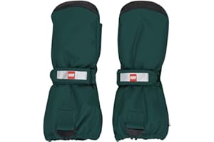 KABOOKI LEGO LWATLIN 706 MITTENS W/MEM. Rękawiczki, ciemnozielone, regularne, ciemnozielony, rozmiar uniwersalny