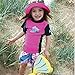 Splash About Kids Surfer Style UV Sun Protection Board Shorts - Pink Hibisbus, 2-4 Years